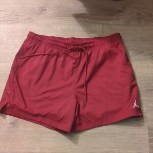 Jordan Dark Red Essentials 5" Poolside Shorts Size XXL